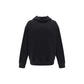 Black Elastane Sweatshirt
