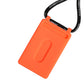 Holder Neon Orange Rubber DG Embossed Adjustable Badge