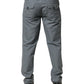 Gray Cotton Regular Fit Men Denim Trouser Jeans