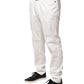 White Tapered Dress Formal Trouser Pants