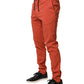 Orange Skinny Fit Men Chino Trouser Pants