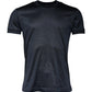 Blue Silk Crew Neck Short Sleeves Men T-shirt