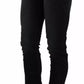 Dark Black Dora Slim Fit Denim Pants