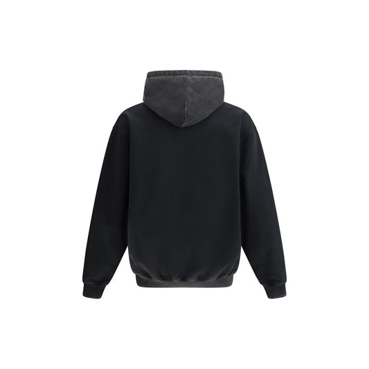 Black Cotton Sweatshirt