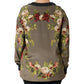 Enchanted Sicily Silk Crewneck Blouse Sweater