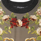 Enchanted Sicily Silk Crewneck Blouse Sweater