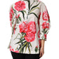 Multicolor Floral Long Sleeves Blouse Top