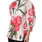 Multicolor Floral Long Sleeves Blouse Top