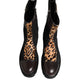 Multicolor Leopard Mid Calf Boots Shoes