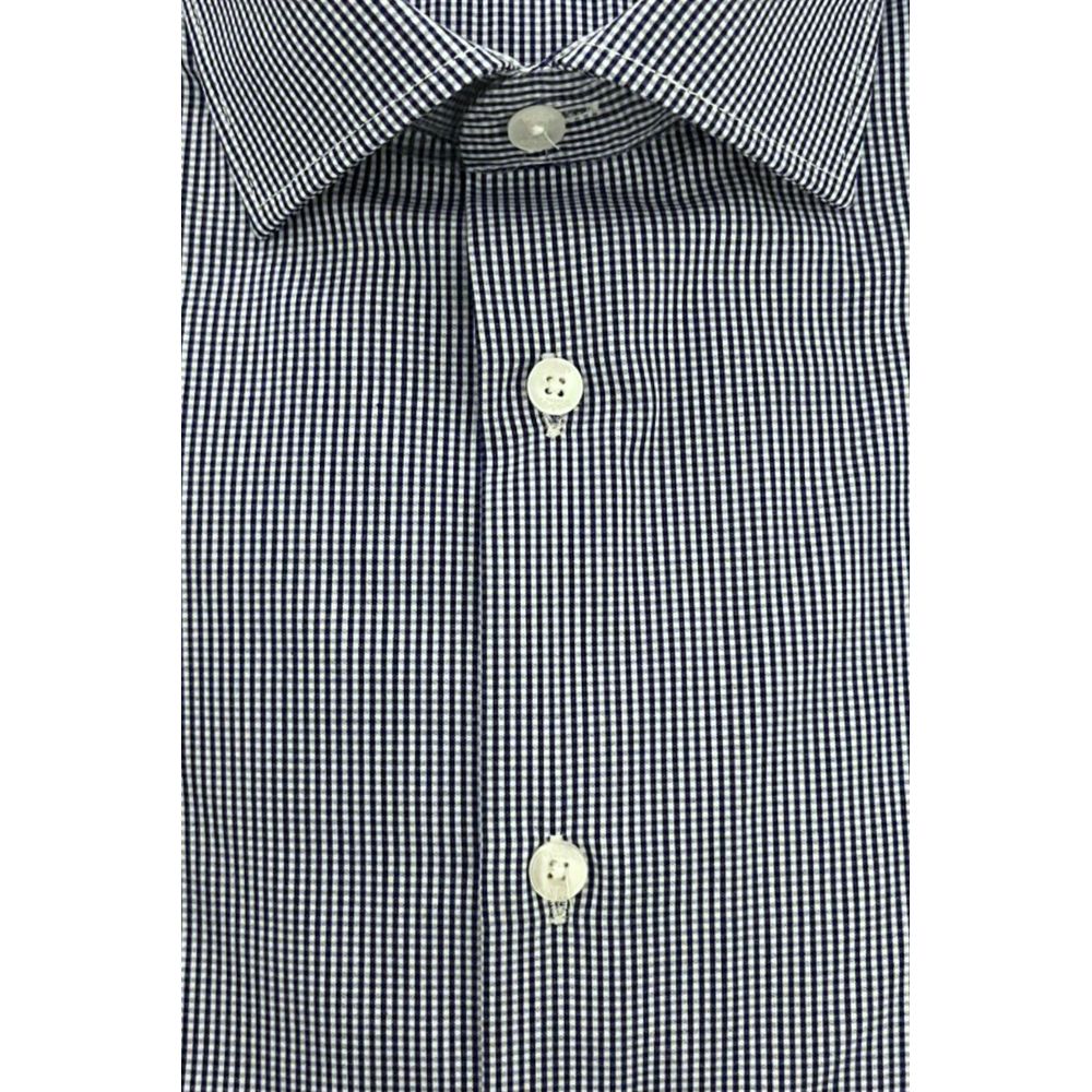 Blue Cotton Men Shirt