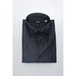 Black Cotton Men Shirt
