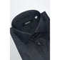Black Cotton Men Shirt