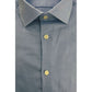 "Light Blue Cotton Men Shirt"