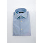 Light Blue Cotton Men Shirt