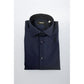 Blue Cotton Men Shirt