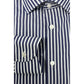 Blue Cotton Men Shirt