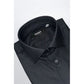 Black Cotton Men Shirt