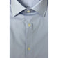 Light Blue Cotton Men Shirt