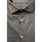 Gray Cotton Men Shirt