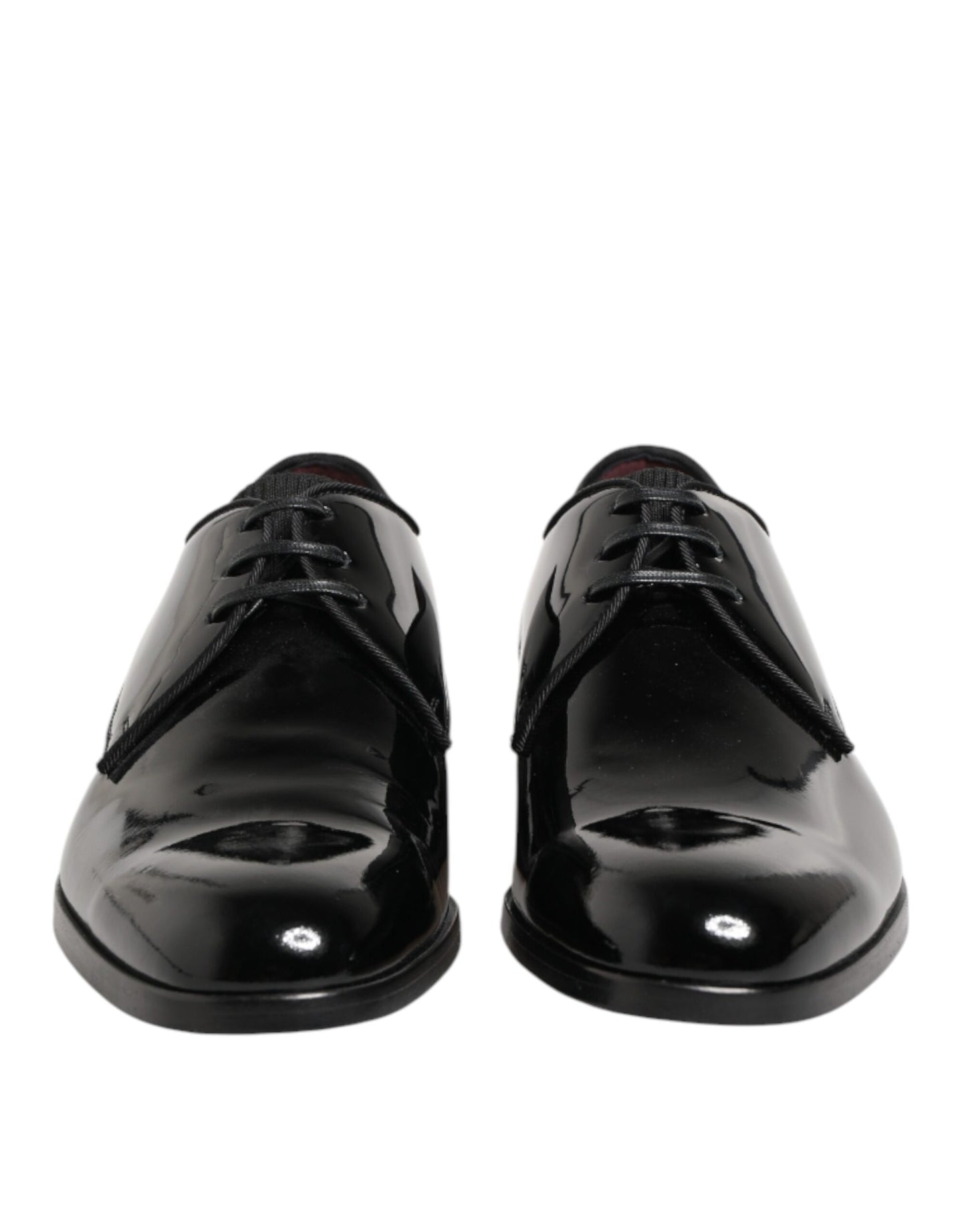 Black Calfskin Leather Derby Dress Shoes