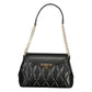 Black Polyurethane Women Shoulder Bag