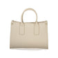 Beige Polyethylene Handbag