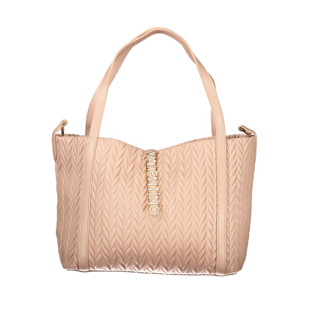 Pink Polyethylene Handbag