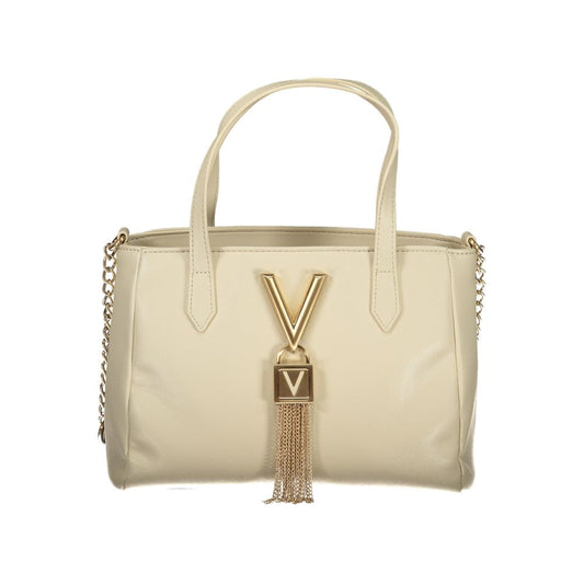 Beige Polyethylene Handbag