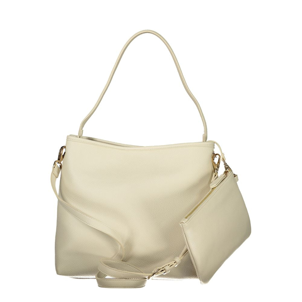 Beige Polyethylene Handbag