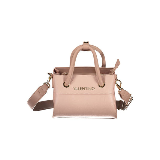 Pink Polyethylene Handbag