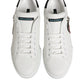 White Leather #DGFAMILY Men Sneakers Shoes