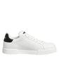 White Leather #DGFAMILY Men Sneakers Shoes