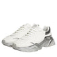 White Silver Daymaster Low Top Sneakers Shoes