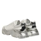 White Silver Daymaster Low Top Sneakers Shoes