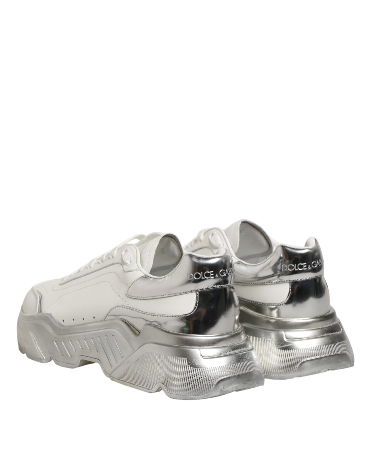 White Silver Daymaster Low Top Sneakers Shoes