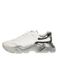 White Silver Daymaster Low Top Sneakers Shoes