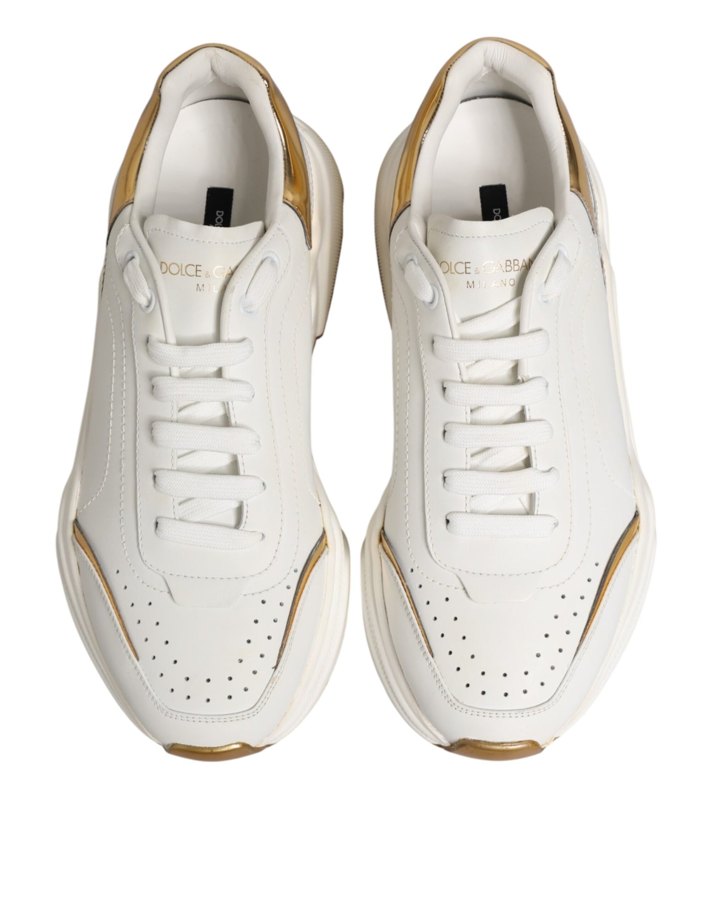 White Gold Daymaster Low Top Sneakers  Shoes