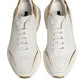 White Gold Daymaster Low Top Sneakers  Shoes