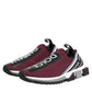 Maroon Slip On Sorrento Men Sneakers Shoes