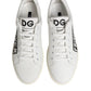 White Prince Leather Low Top Men Sneakers Shoes