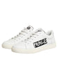 White Prince Leather Low Top Men Sneakers Shoes