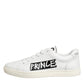 White Prince Leather Low Top Men Sneakers Shoes