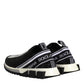 Black Strass Slip On Men Sorrento Sneakers Shoes