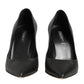Black Patent Leather High Heels Pumps Shoes