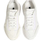 White Leather Daymaster Low Top Sneakers Shoes