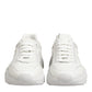 White Leather Daymaster Low Top Sneakers Shoes