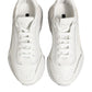 White Leather Daymaster Low Top Sneakers Shoes