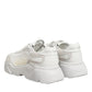 White Leather Daymaster Low Top Sneakers Shoes