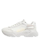 White Leather Daymaster Low Top Sneakers Shoes