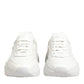 White Leather Daymaster Low Top Sneakers Shoes